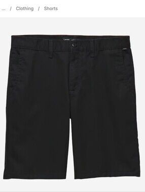 Vans Men's Black Casual Shorts